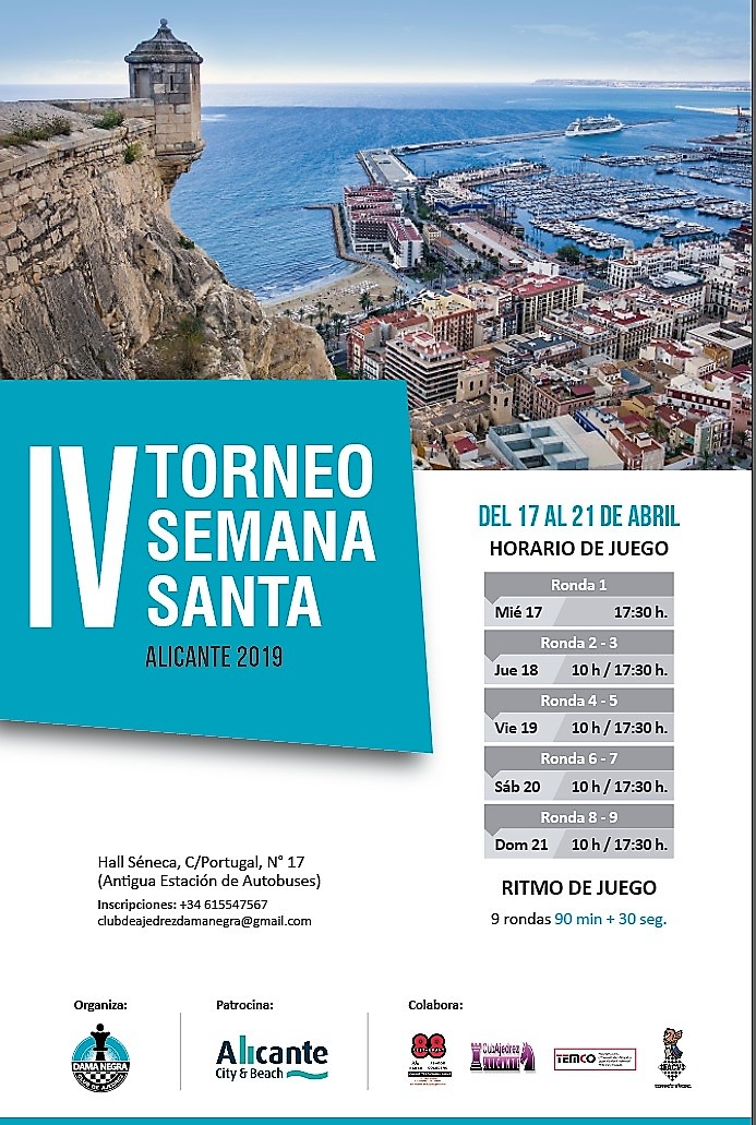 IV Torneo Ajedrez Semana Santa 2019